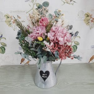 Jarra de flor preservada