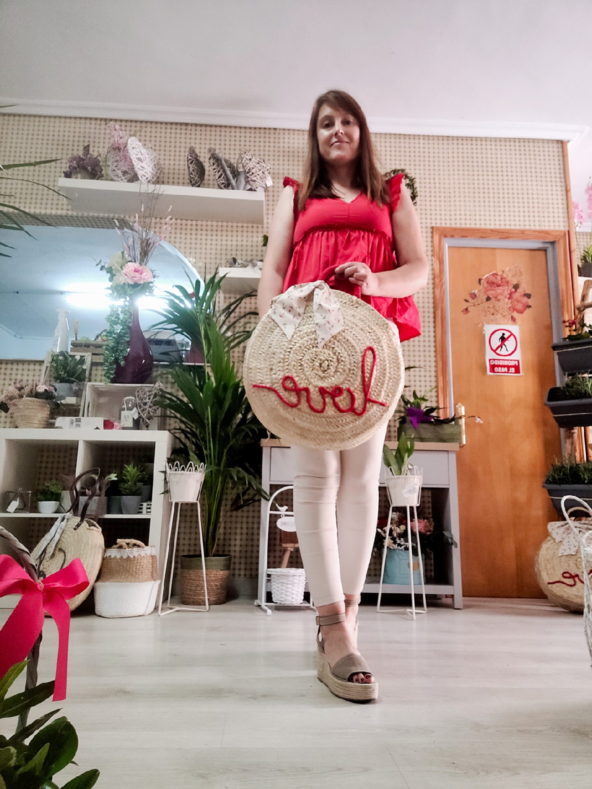 Capazo love rojo - Imagen 2
