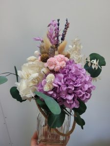 Jarron de flores preservadas